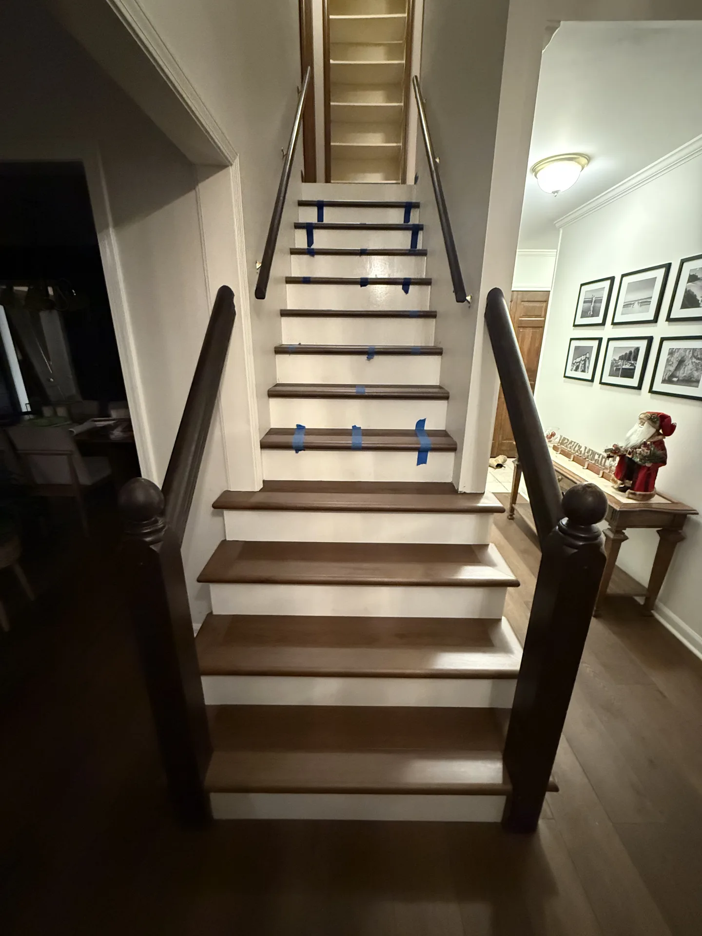 hardwood flooring installed by BRC Flooring — staircase