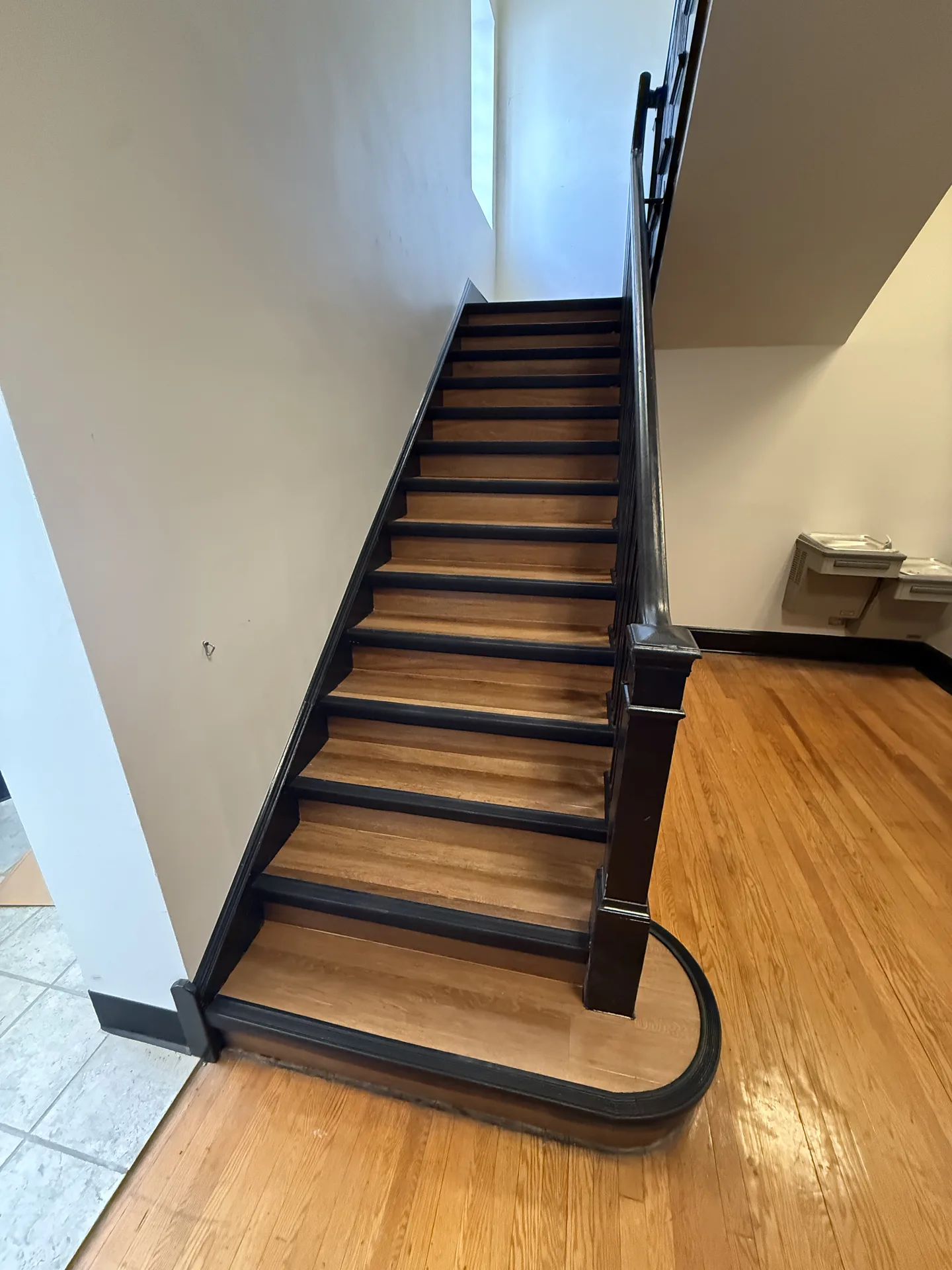 hardwood flooring installed by BRC Flooring — staircase