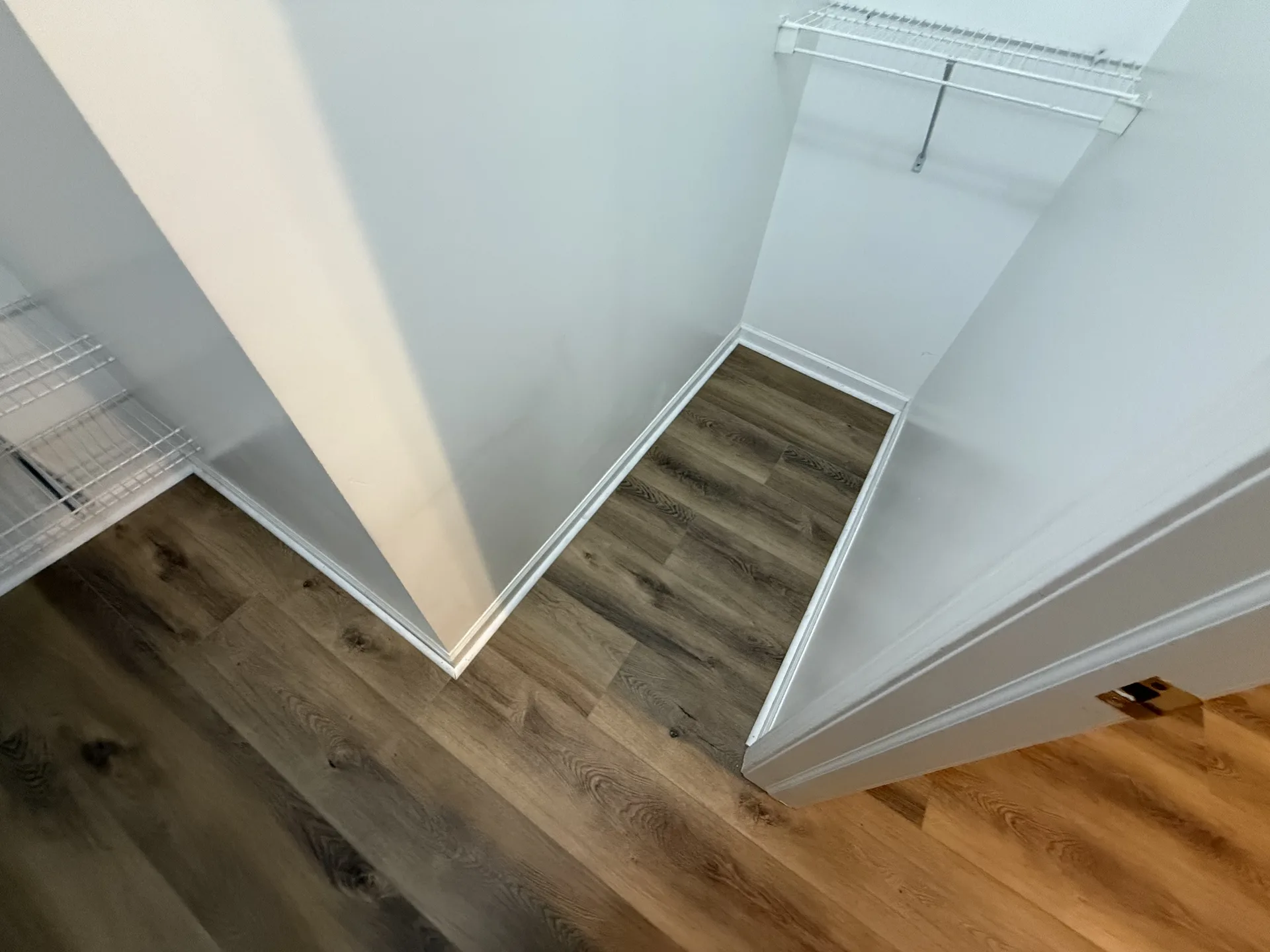laminate flooring installed by BRC Flooring — closet