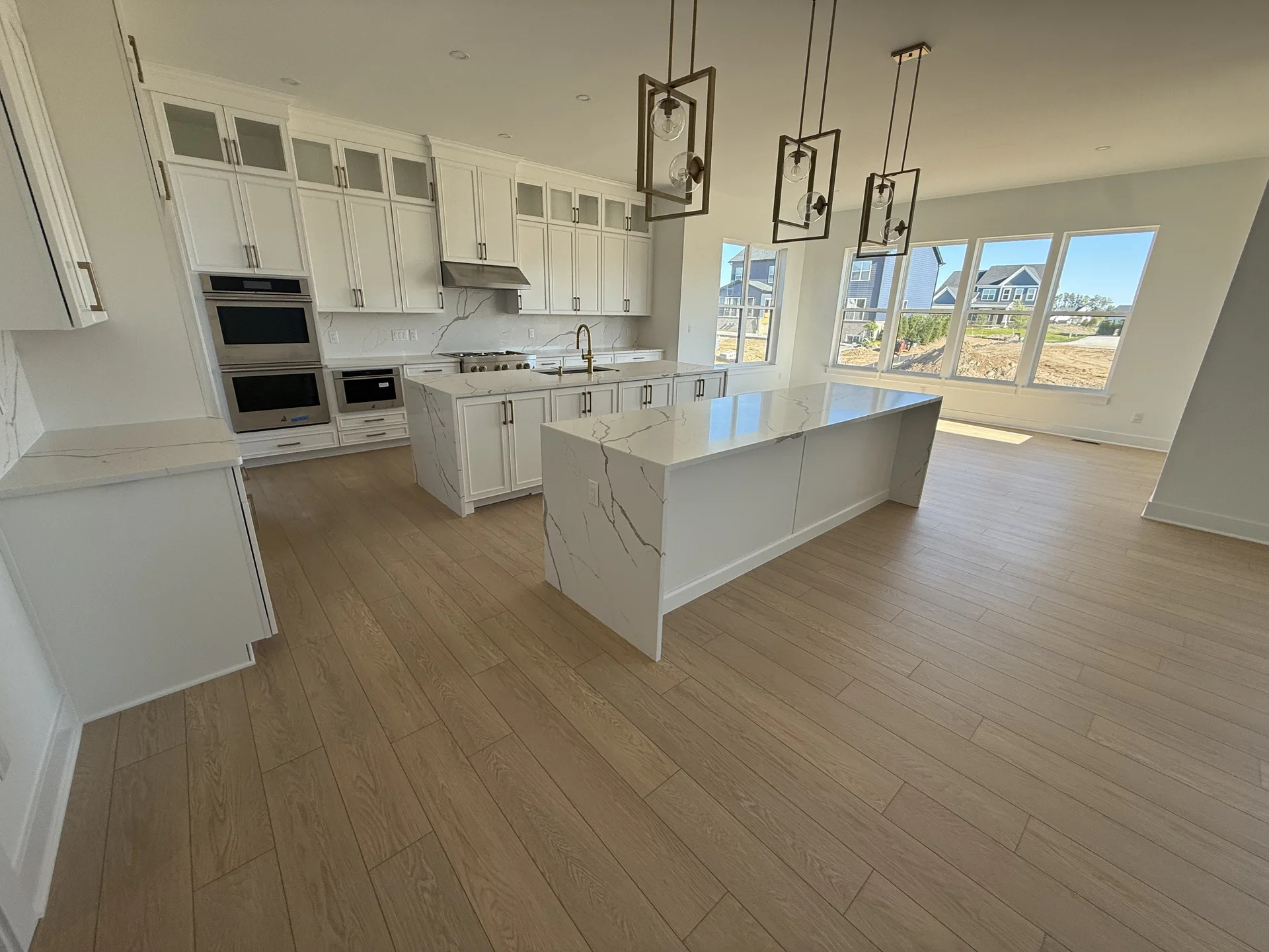 luxury vinyl flooring installed by BRC Flooring — kitchen