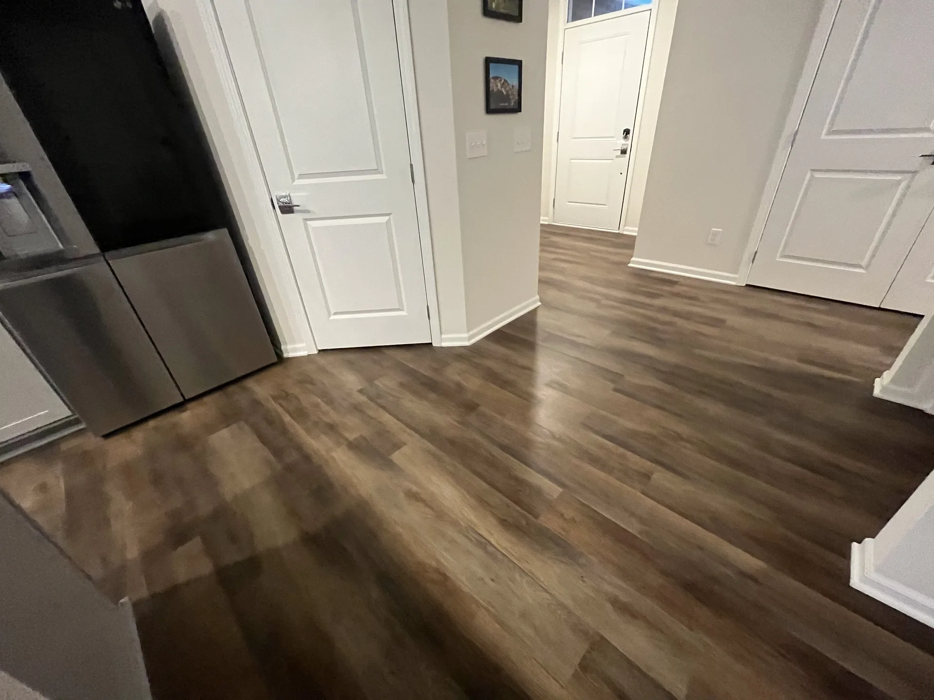 hardwood flooring installed by BRC Flooring — hallway