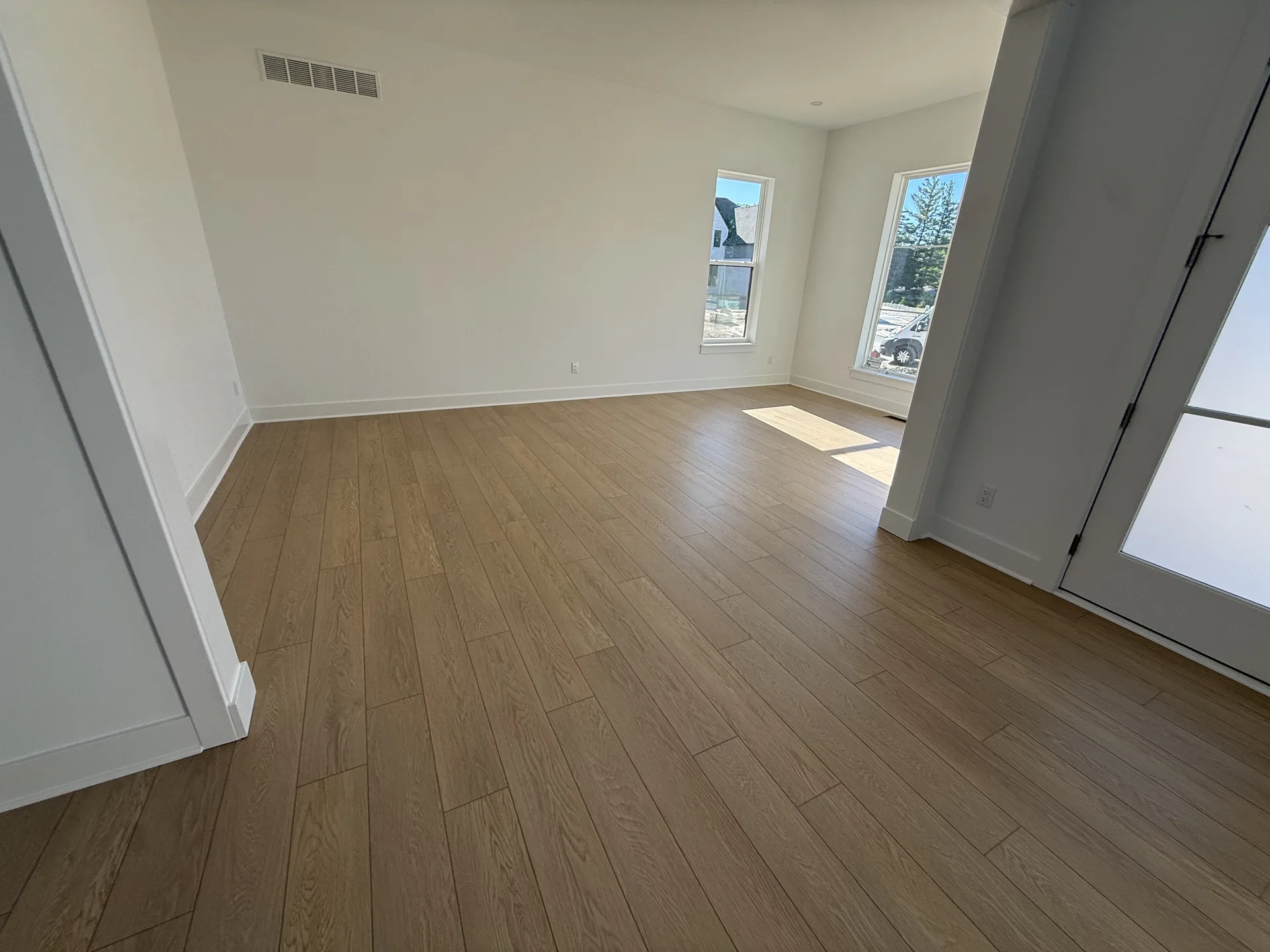 luxury vinyl flooring installed by BRC Flooring — bedroom