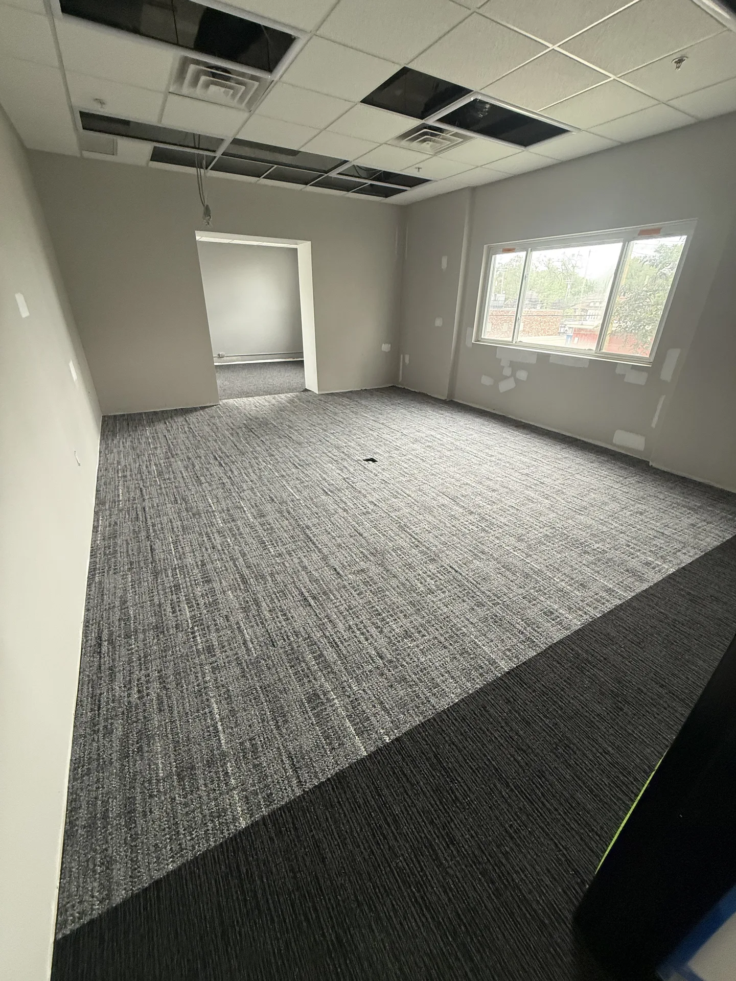 commercial flooring installed by BRC Flooring — office · carpet tile