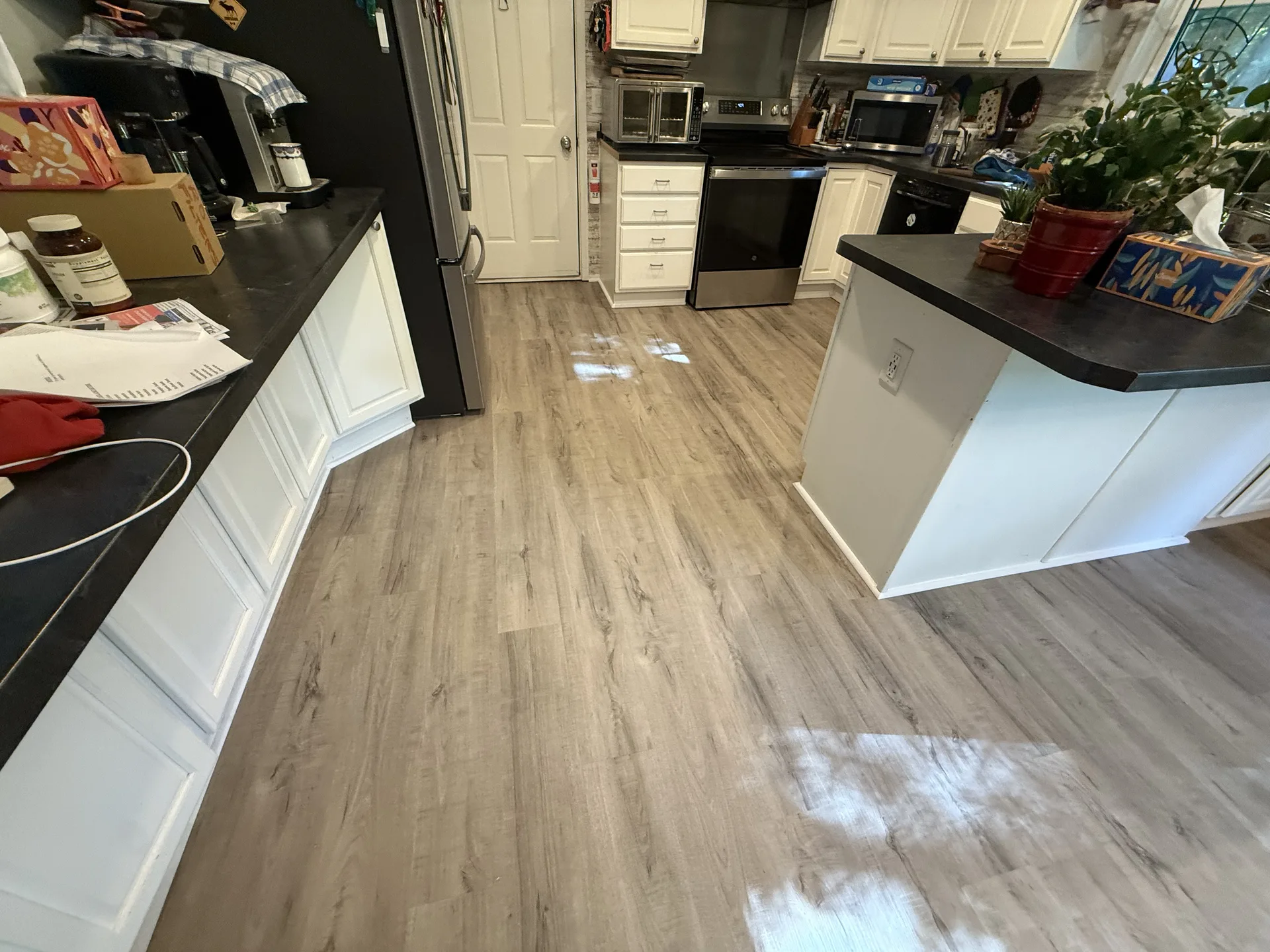 laminate flooring installed by BRC Flooring — kitchen